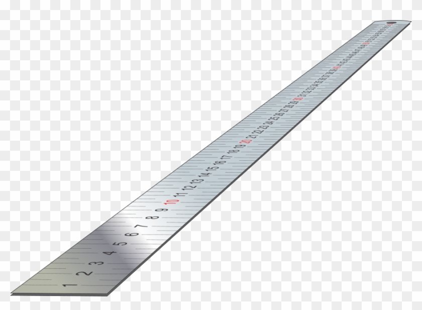 Stainless - Steel Ruler 1 Meter Clipart #3510788