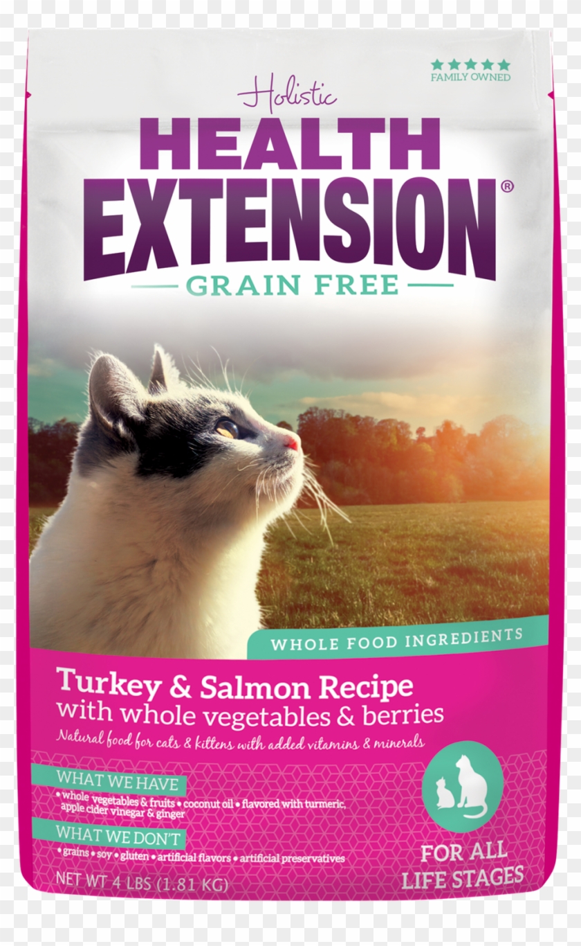 Health Extension Grain-free Turkey, Salmon & Chickpea - Cat Grabs Treat Clipart #3511268