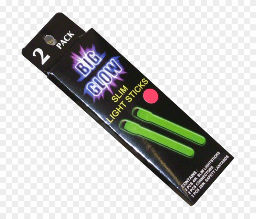Slim Glow Stick 2 Pack - Watercolor Paint Clipart
