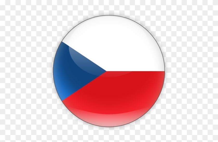 Czech Republic Round Flag Clipart