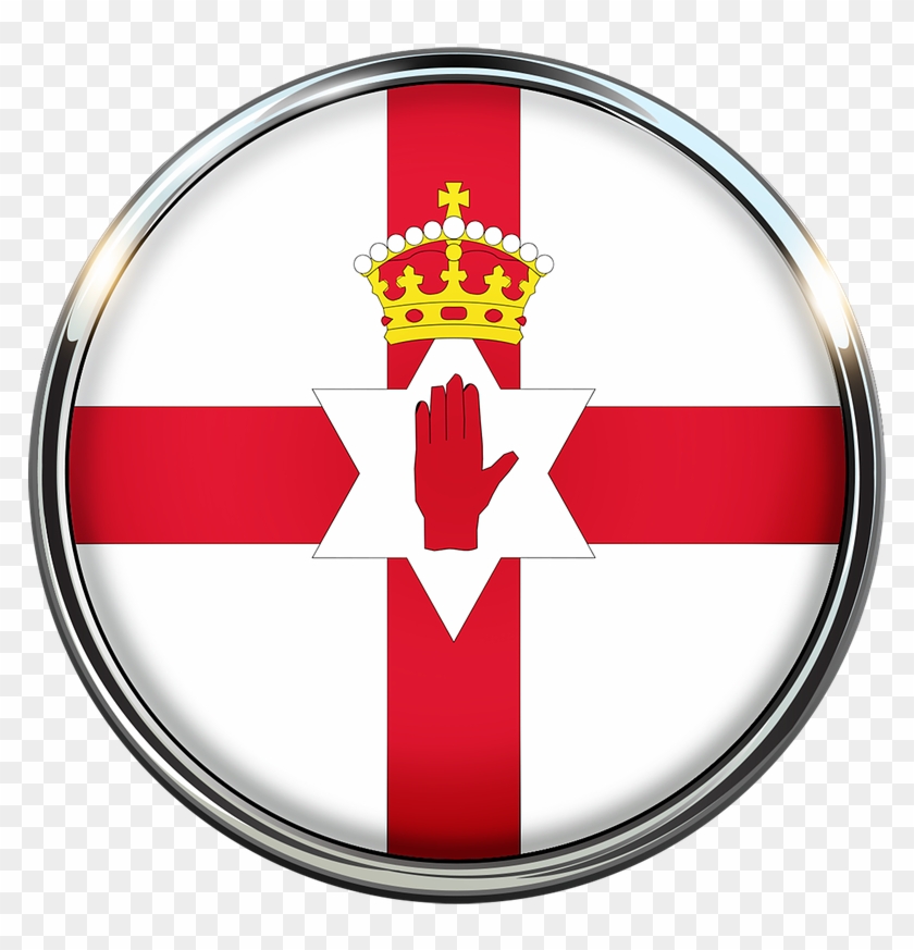North Ireland Flag Circle Background Image - Northern Ireland Flag Round Clipart