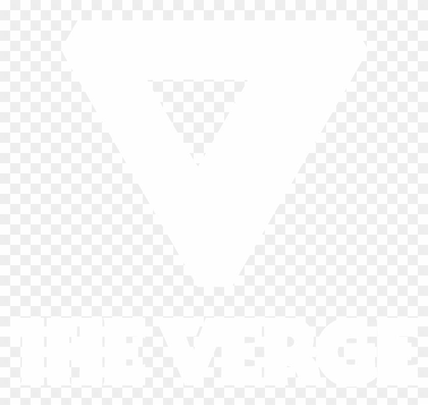 The Verge Logo Black And White - Johns Hopkins Logo White Clipart #3511924