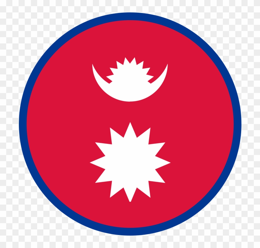 Ocround Nepal Flagoc - Logo Nepal Flag Png Clipart #3512072