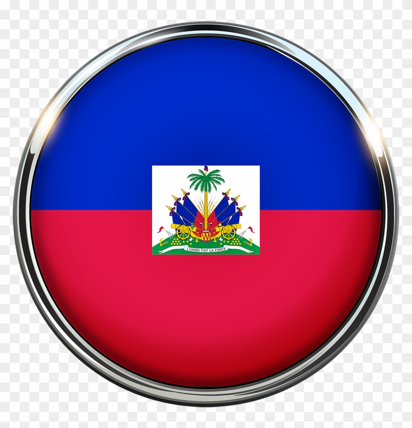Haiti Flag Circle Clipart