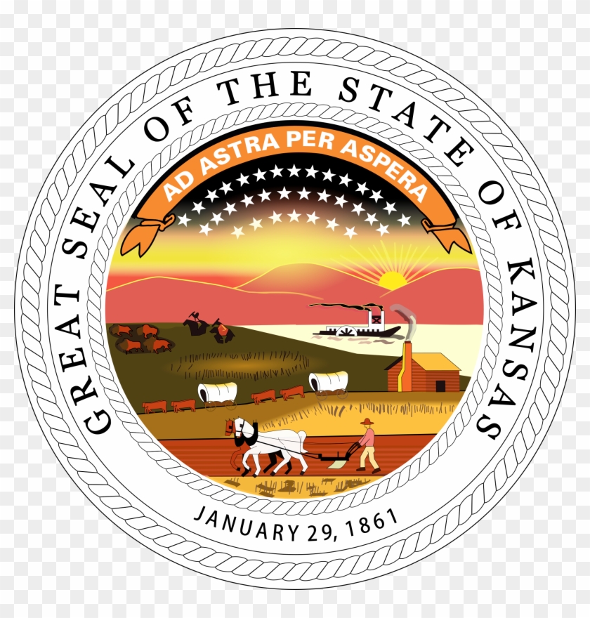 Kansas State Seal Png - Kansas Seal Clipart #3512487