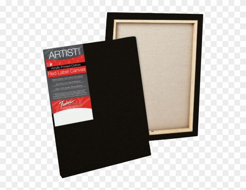 Fredrix Red Label Black Stretched Canvas - Canvas Clipart