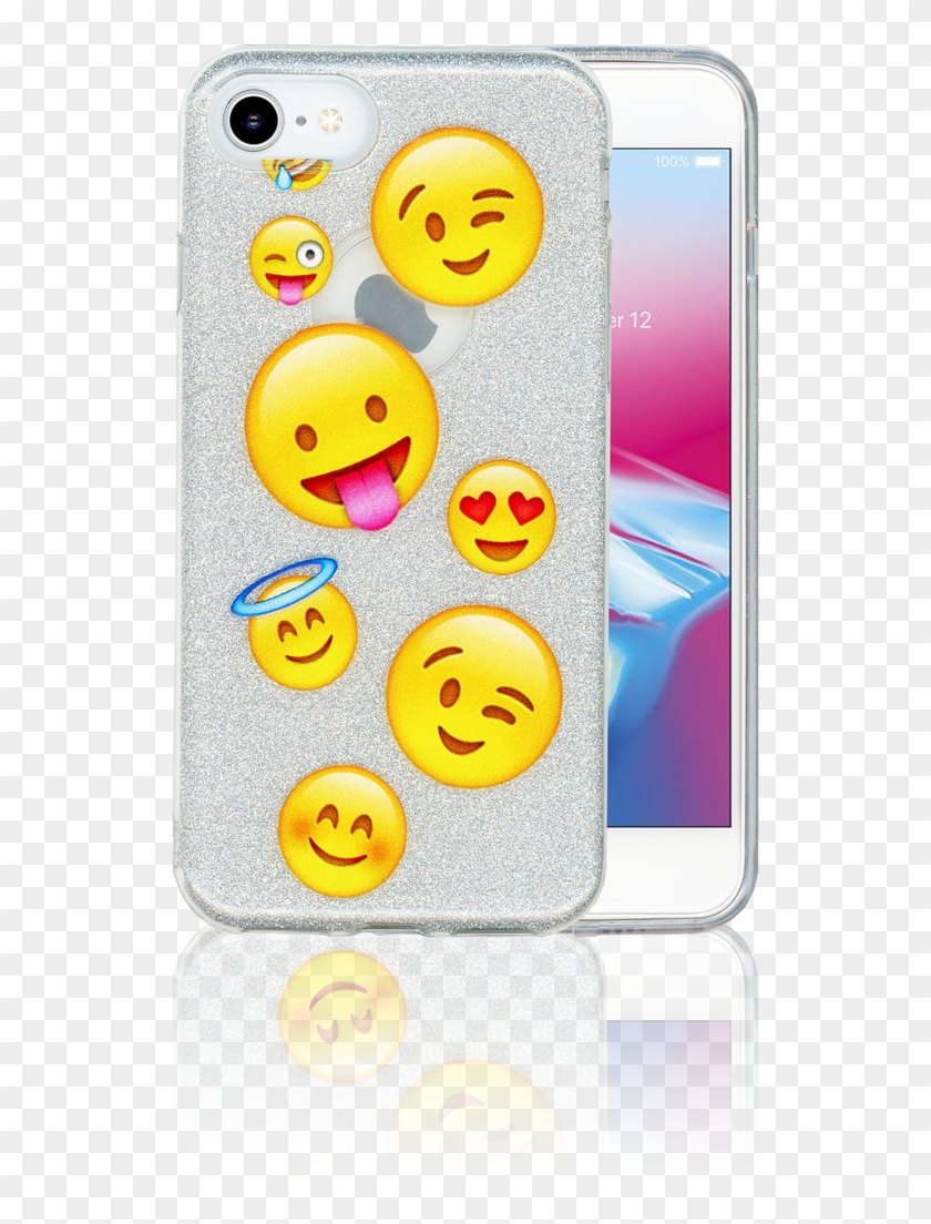 Iphone 7/8 Mm Emoji Glitter Hybrid - Emoji Clipart