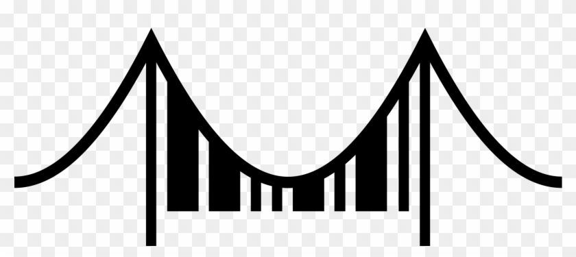 Wikidata Morese Code Logo Suspension Bridge - Bridge Logo Transparent Clipart #3513436