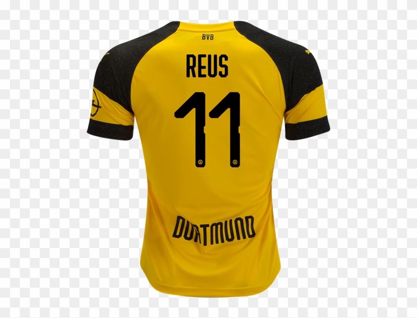 Borussia Dortmund 18/19 Home Jersey Marco Reus - Sports Jersey Clipart