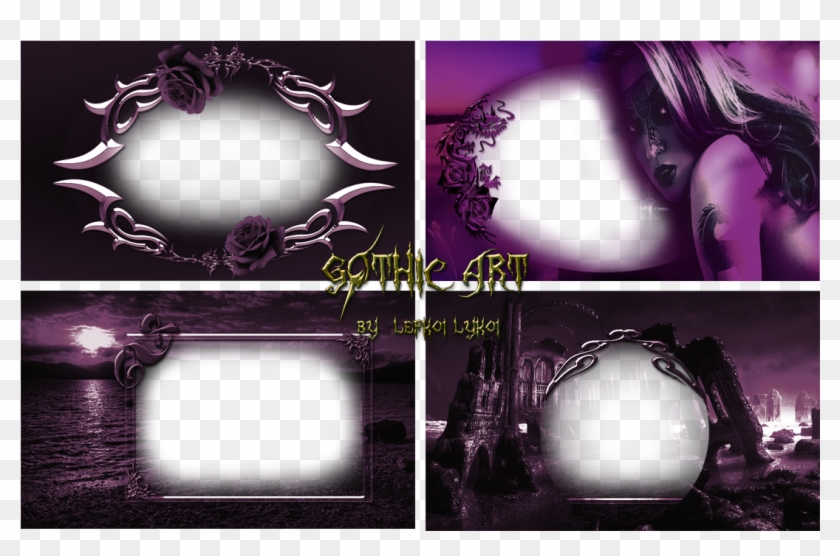 Gothic Photoshop Frames Images - Gothic Frames Clipart #3513684
