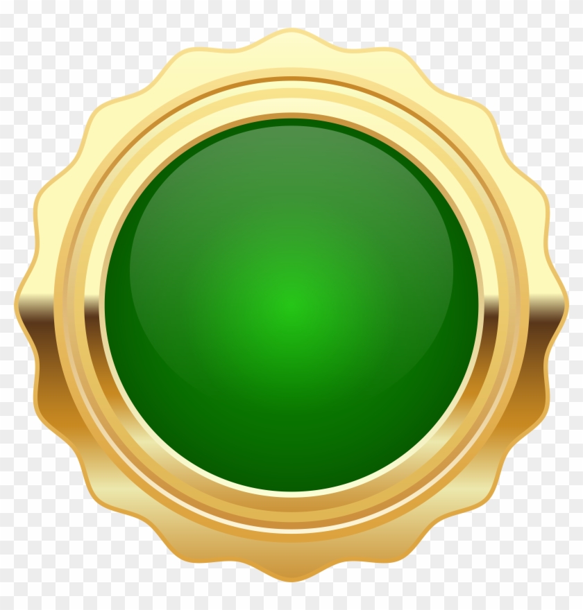 Clip Art Seal Green Gold Png Image Ⓒ Transparent Png