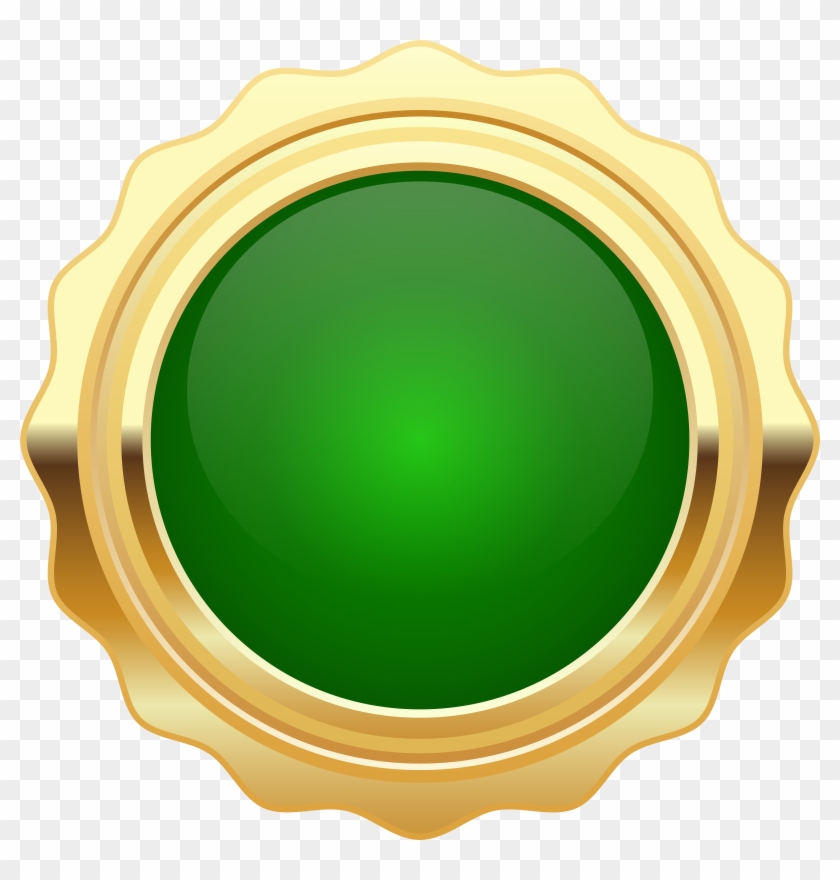 Clip Art Seal Green Gold Png Image Ⓒ Transparent Png