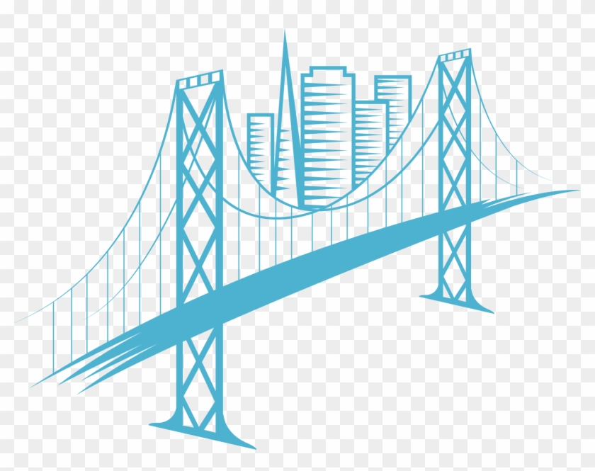 Blancdenoir Bridge - Self-anchored Suspension Bridge Clipart