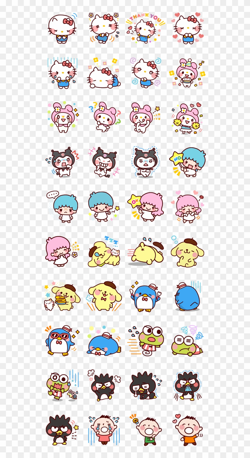 Cute Emoticons ^^ Kawaii Stickers, Cute Stickers, Printable Sanrio