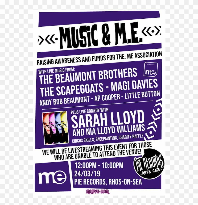 Raising Awareness And Funds For The Me Association Clipart