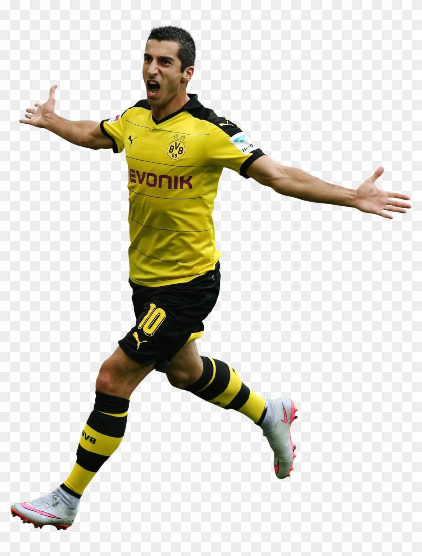 Henrikh Mkhitaryan 1 - Jogador Borussia Dortmund Png Clipart #3514936