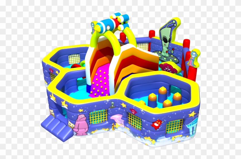Giant Inflatable Playground Balloon Round Commercial - Inflatable Clipart #3515162