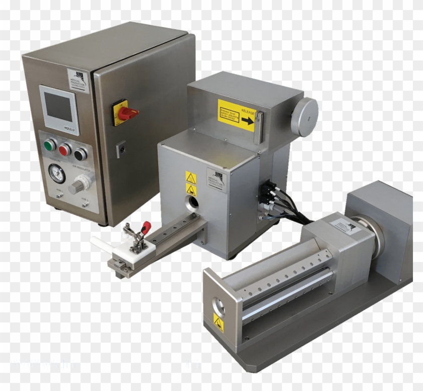 Semi Automated Catheter Balloon Folding - Machine Tool Clipart