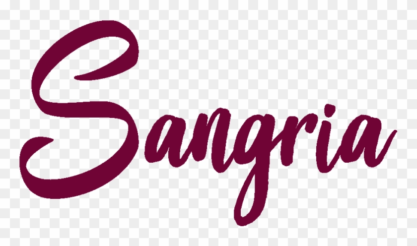 Built By - Sangria - Calligraphy Clipart #3515281
