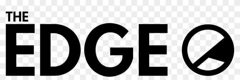 The Edge Logo Black - Graphics Clipart #3515374