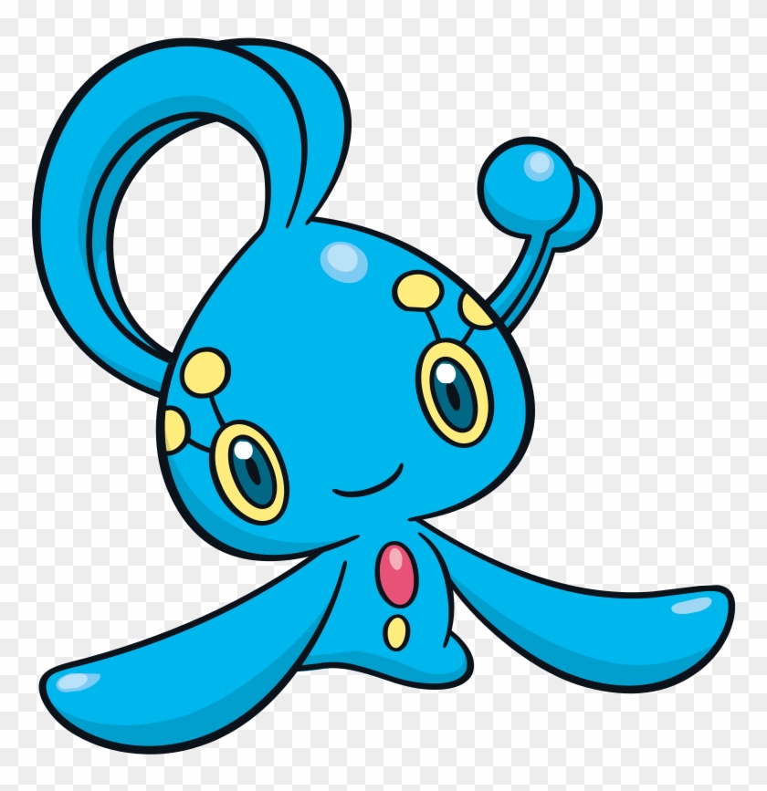 Manaphy Global Link Artwork - Pokemon 490 Clipart #3515879