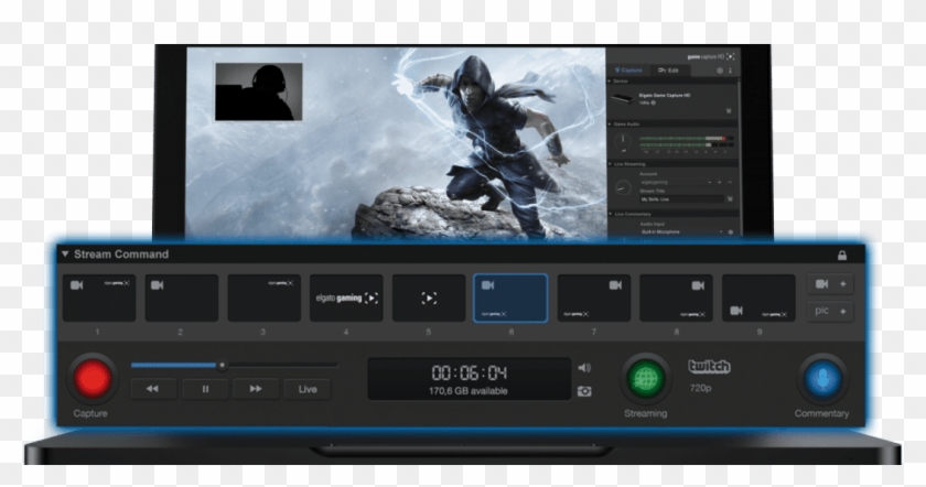 Elgato Game Capture Software - Twitch.tv Clipart