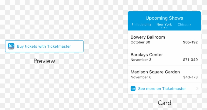 Create A Context Object As You Would To Populate A - Button On Card Ui Clipart #3517145