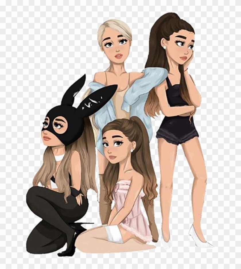 Ariana Grande Yours Truly Everything Drawing Girl Cute - Ariana Grande Your Truly My Everything Dangerous Woman Clipart #3517328