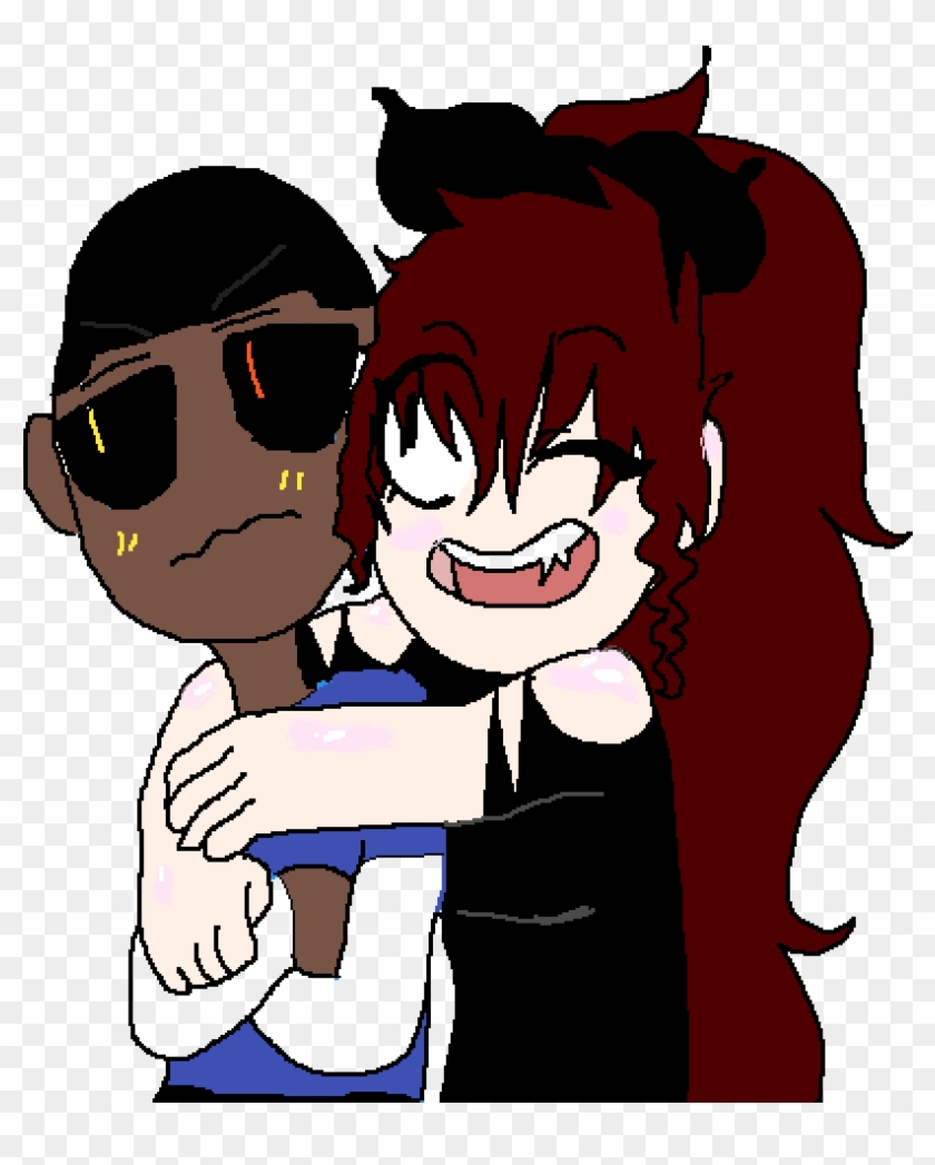 Angel Y Demonio - Cartoon Clipart