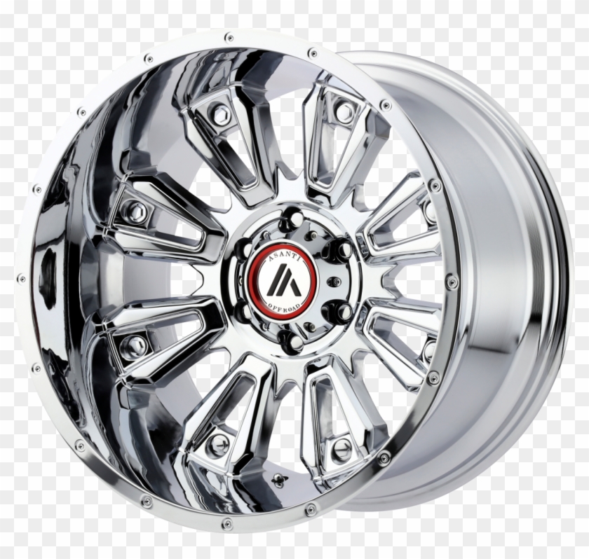 20" Inch Asanti Off Road Ab808 Chrome Wheel Rim Clipart #3517516