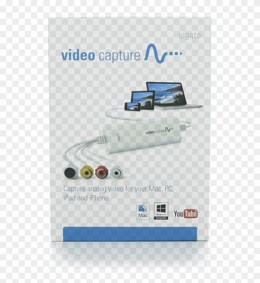 Elgato Systems Usb Analog Video Capture Device 1vc104001001 - Elgato Video Capture Clipart
