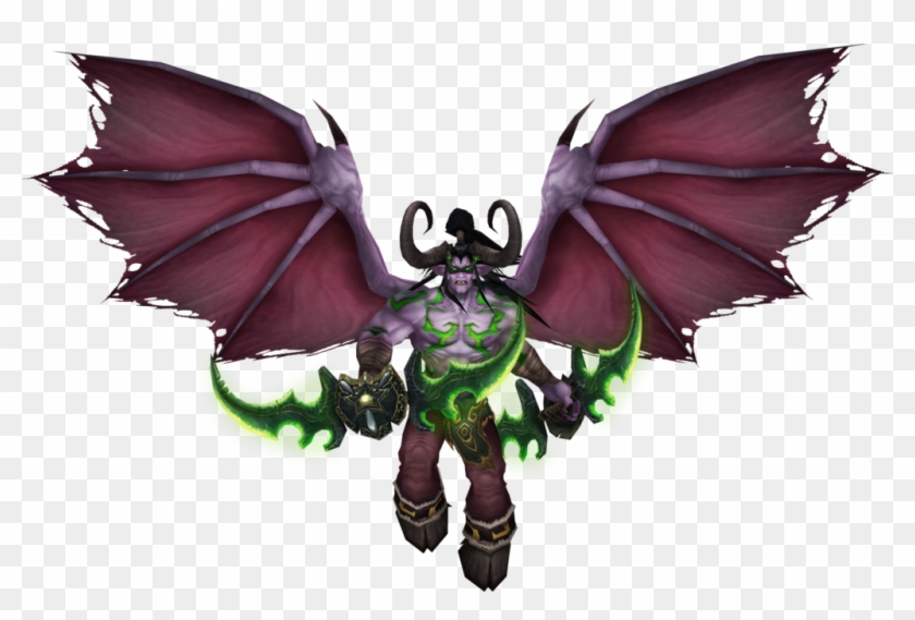 Illidan Demonio-1024x645 - World Of Warcraft Illidan Png Clipart