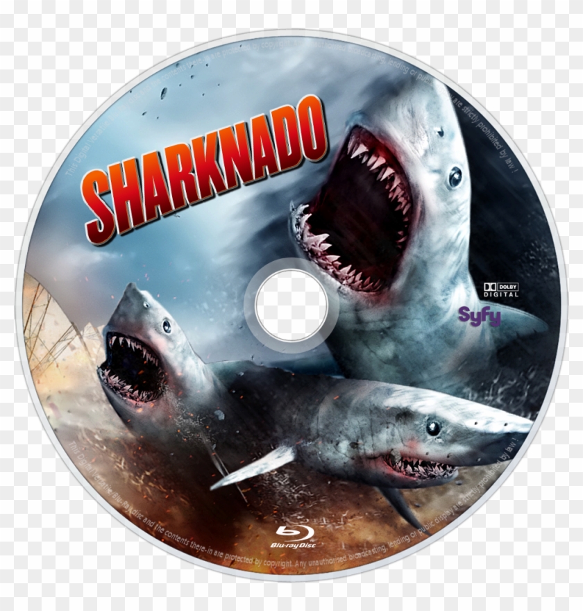 Sharknado Bluray Disc Image - Ataque Do Tubarão De 3 Cabeças Clipart #3518118
