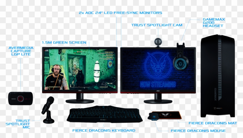 Evolution Streaming Bundle - Desktop Computer Clipart