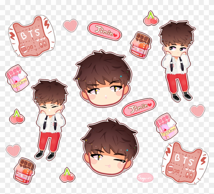 Bts Korea Bts Tumblr - Bts Jimin Stickers Png Clipart #3518499