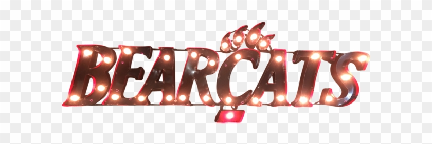 University Of Cincinnati "bearcats" Lighted Recycled - Graphic Design Clipart