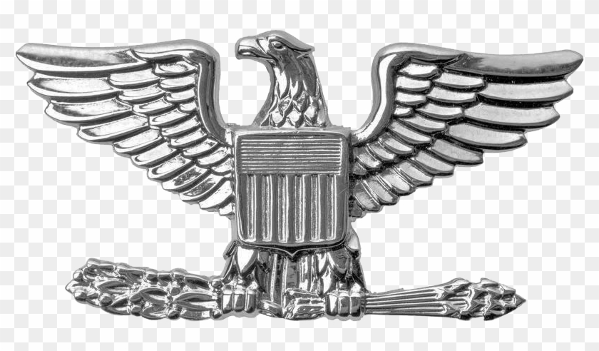 Colonel - Air Force Eagle Pin Clipart