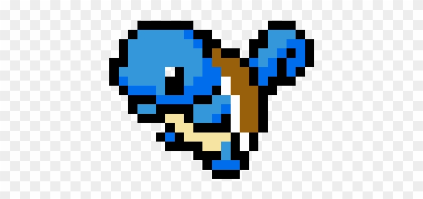 Squirtle - Pixel Art Pokemon Squirtle Clipart