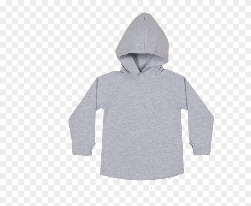 Basic Hoody - Grey - With Thumbholes - Sweatshirt Clipart #3519433