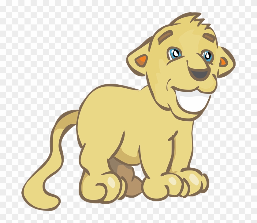Lion Cub Clip Art Clipart Free Download - Cartoon - Png Download #3519529