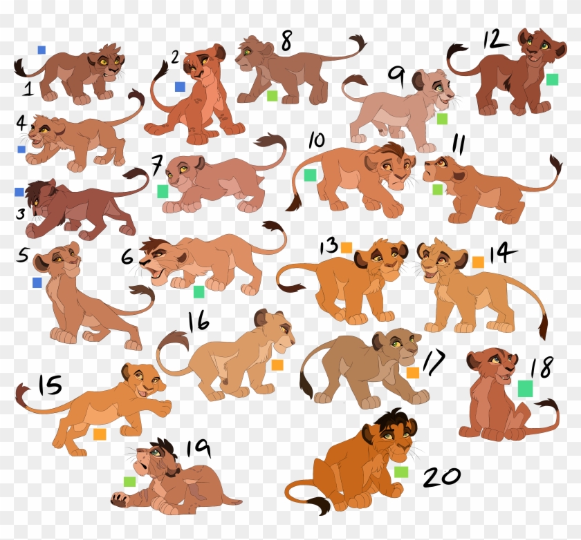 Lion King Lion Cub Clipart #3519556