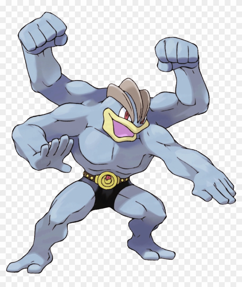 10 - Machamp - Pokemon Machamp Evolution Clipart #3519723