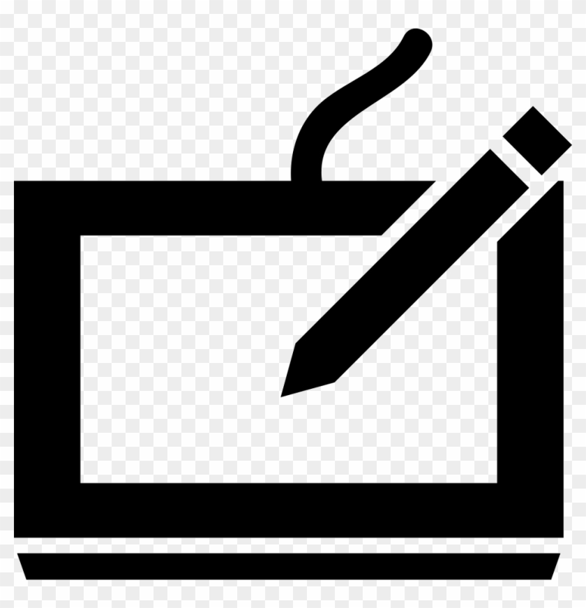 Drawing Tablet Design Tool Comments - Digital Drawing Icon Png Clipart