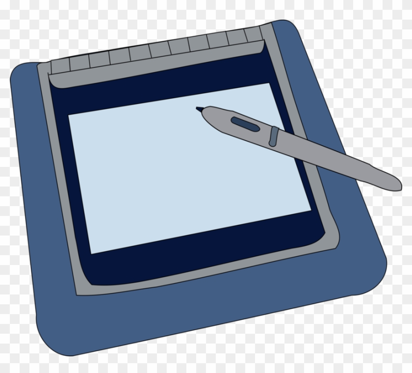 Digital Writing & Graphics Tablets Tablet Computers - Graphic Tablet Clipart - Png Download