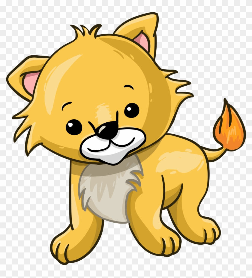 Cartoon Lion Cub Free - Lion Cub Cartoon Clipart