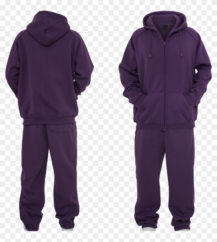 Lm-0087 - Mens Purple Sweat Suit Clipart #3520354