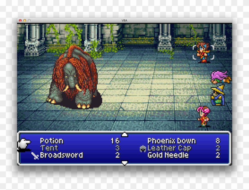 His Damage Was A Problem For My Black Mages Who He - Final Fantasy V Advance Clipart