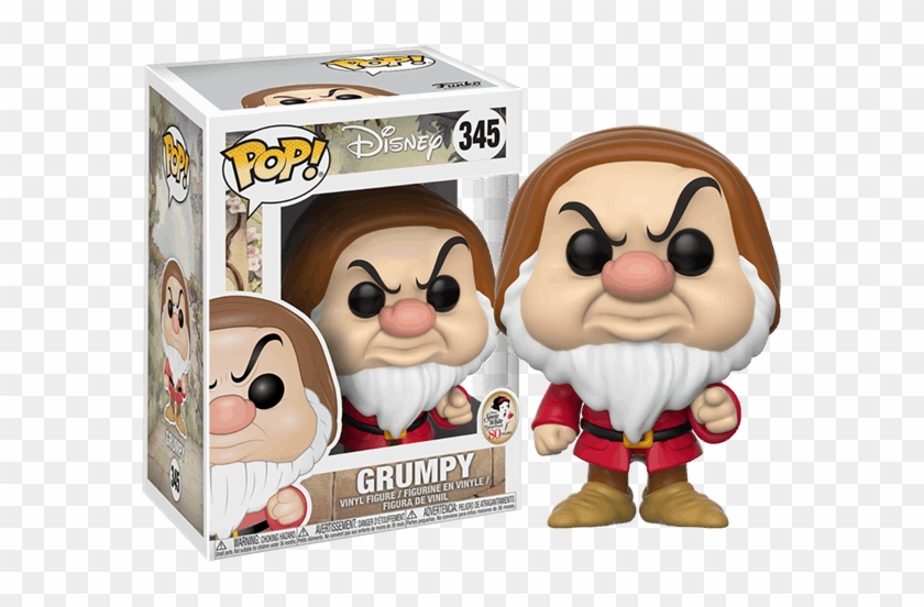 Pop Vinyls - Snow White Grumpy Funko Pop Clipart