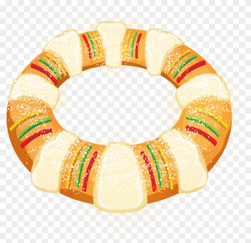 Rosca Chica - Rosca De Reyes Vector Png Clipart
