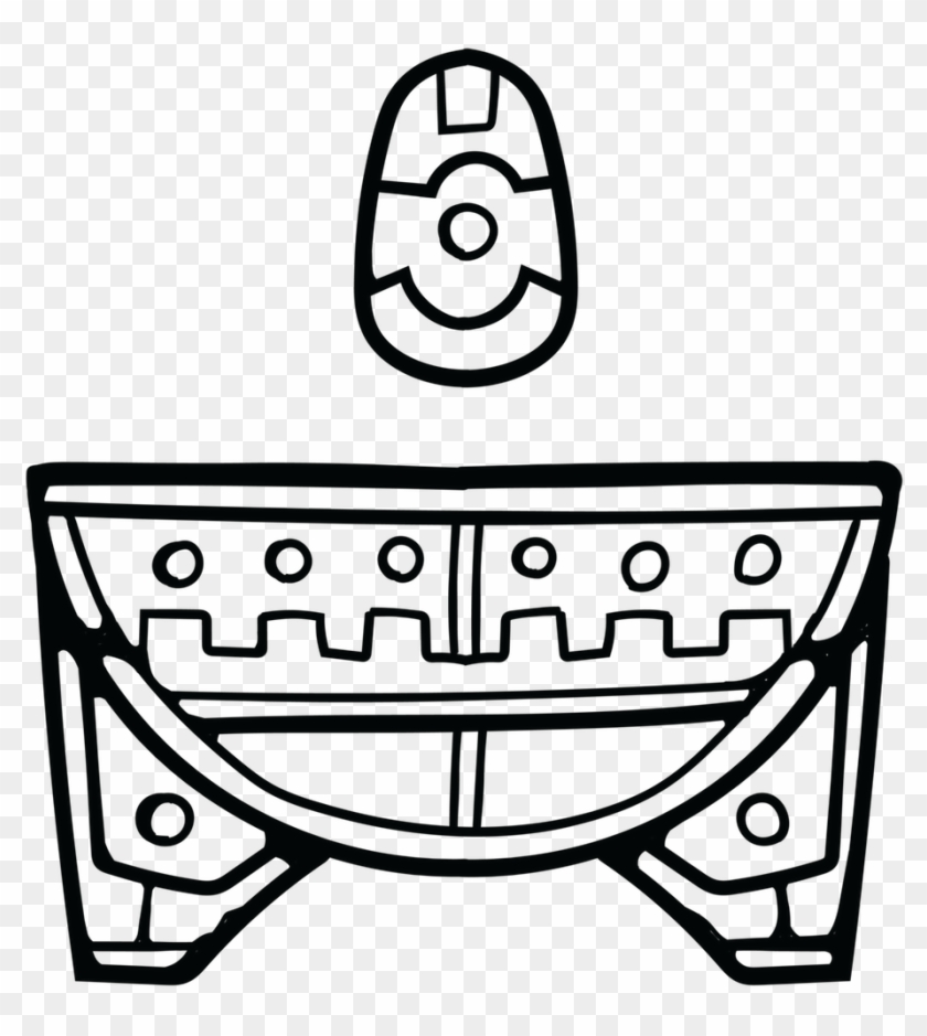 Molcajete A Stone Tool, The Traditional Mexican Version Clipart #3521171
